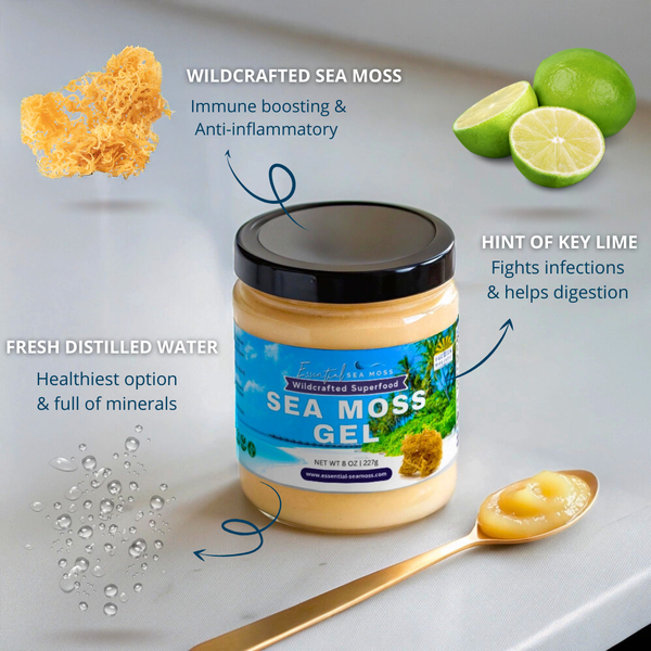 Saint Lucian Sea Moss: Non-GMO & Preservative-Free | Essential Sea