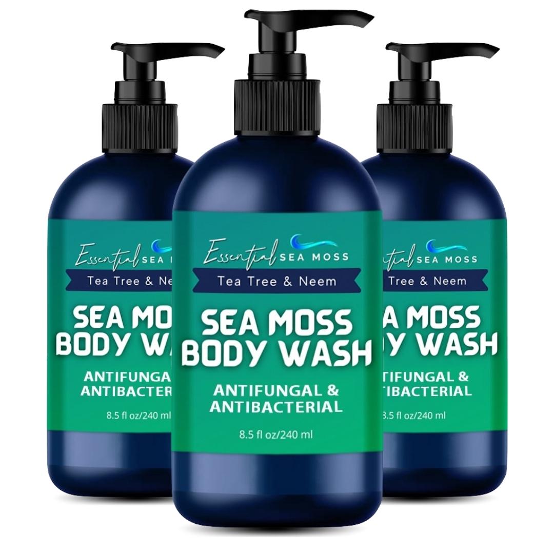Sea Moss Body Wash Infused with Tea Tree & Neem