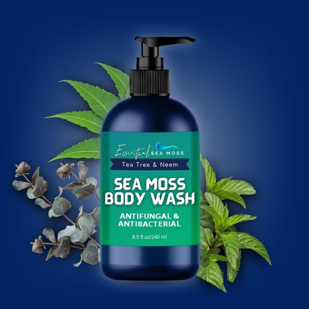 Sea Moss Body Wash Infused with Tea Tree & Neem